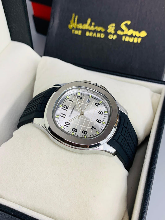 UN Ultra Straps Watch ( Silver Black )