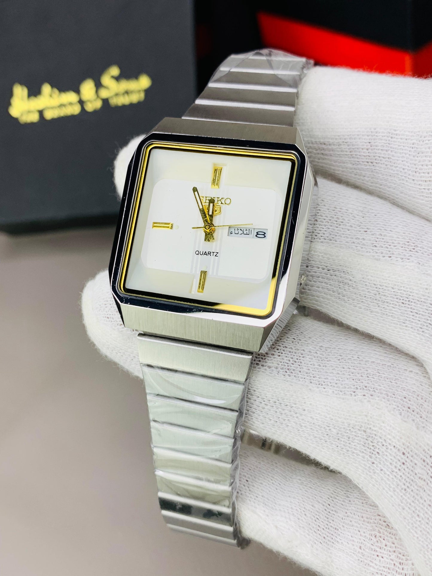 Siko 5 Date Adjustment Watch White