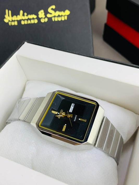 Siko 5 Date Adjustment Watch Black