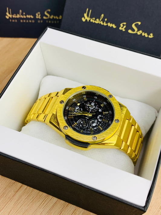 .HB Quartz | Date Adjustment | (Gold)