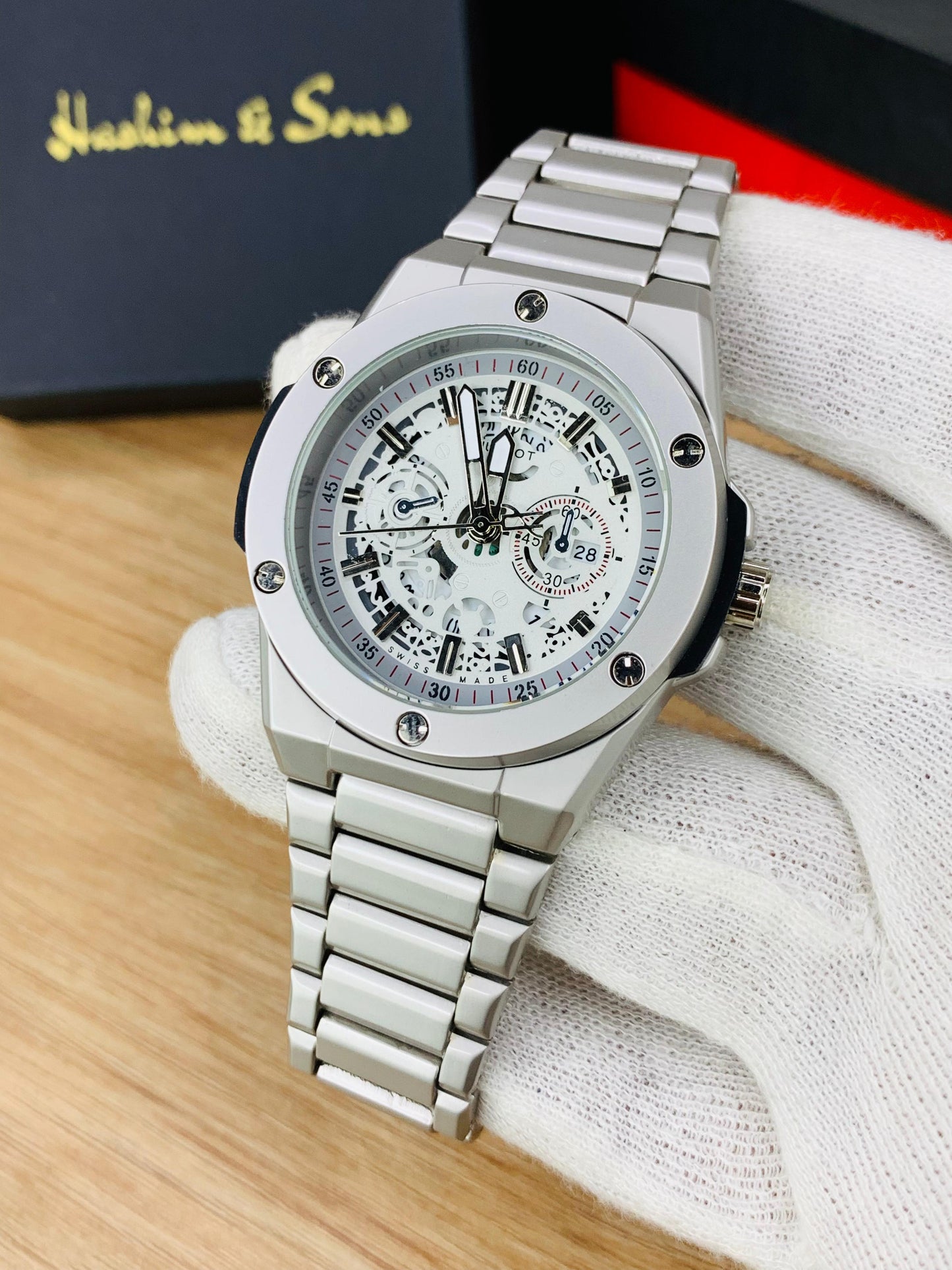 HB Quartz | Date Adjustment | (Silver)