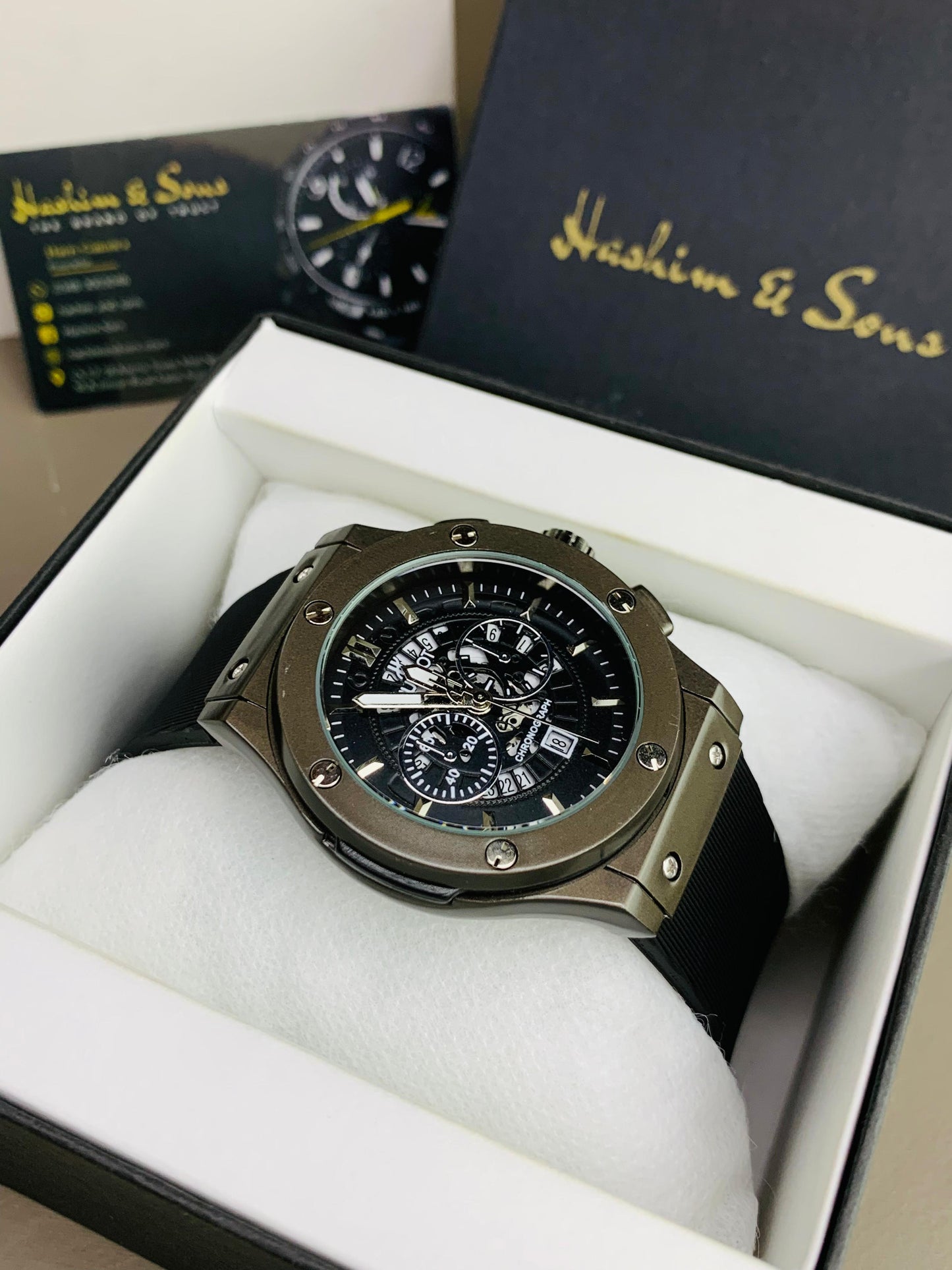 New HB Straps Black Watch