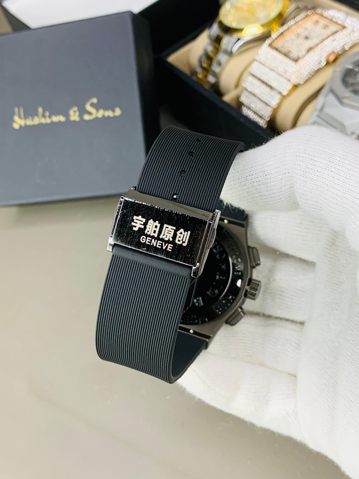 New HB Straps Black Watch