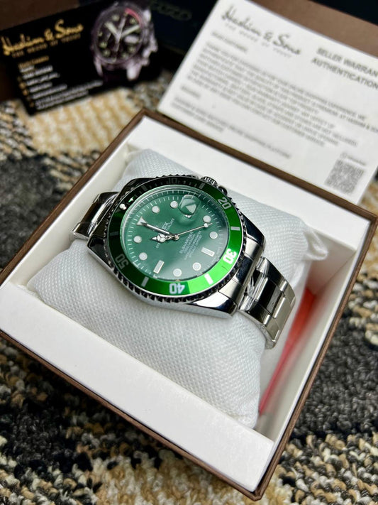 Submariner Silver Green