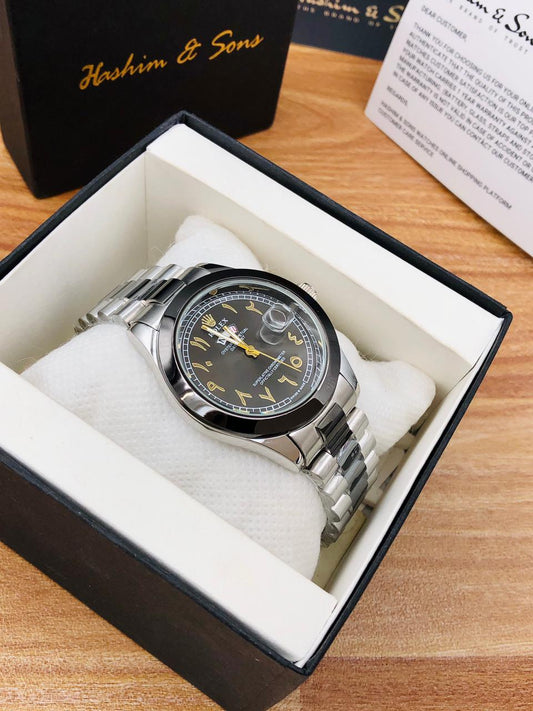 Arabic Dial Black Two Tone