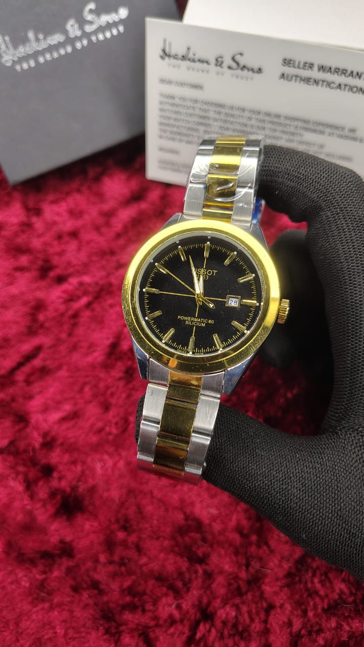 Gentlemen Watch Two Tone Black