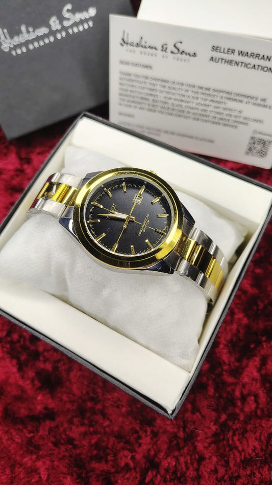 Gentlemen Watch Two Tone Black