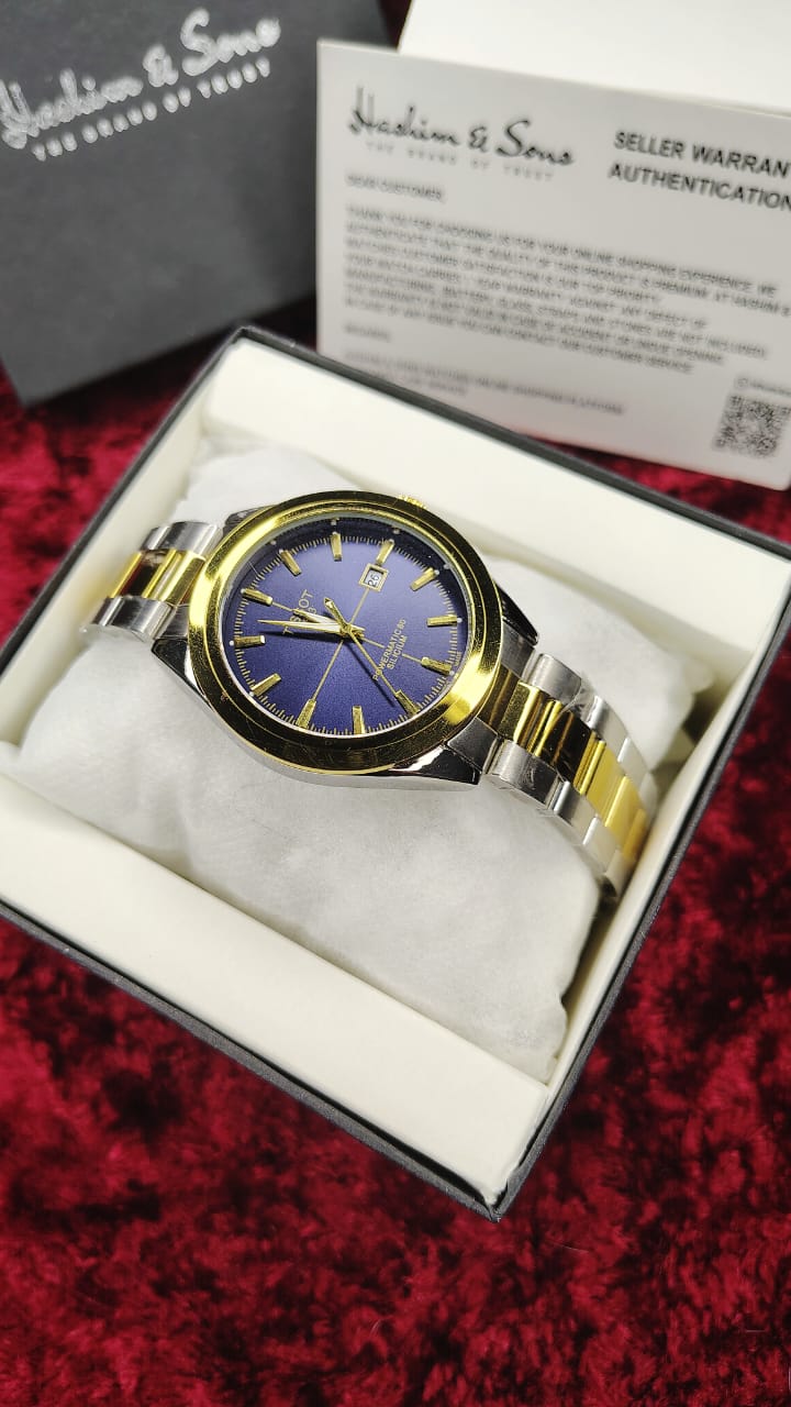 Gentlemen Watch Two Tone Blue