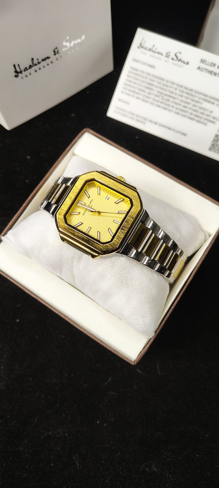 PP Square Model Two Tone Gold