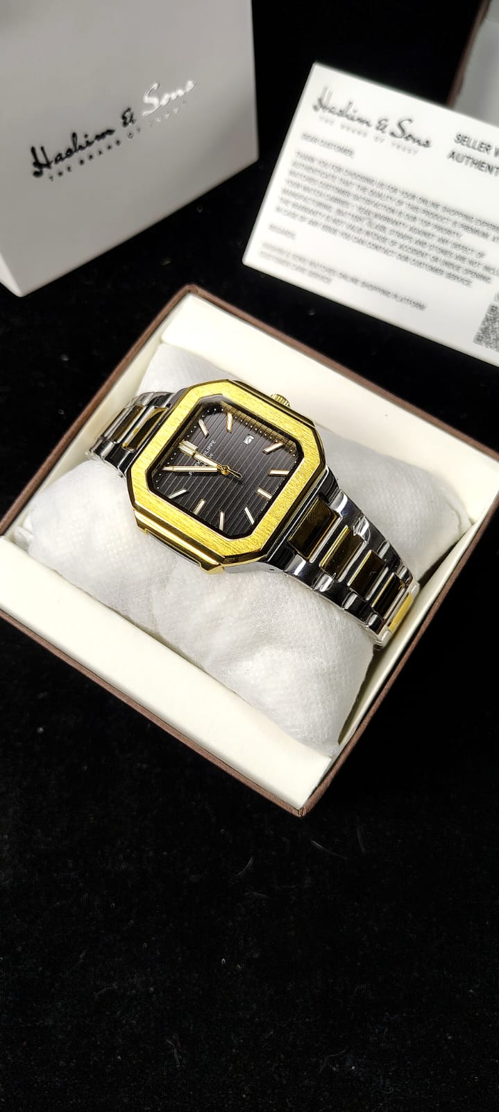 PP Square Model Two Tone Black