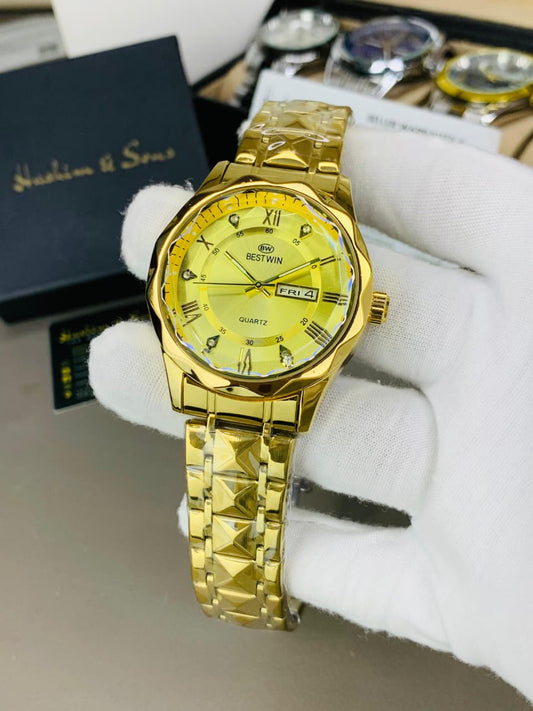 BW Ceramic Day & Date Watch (Golden)