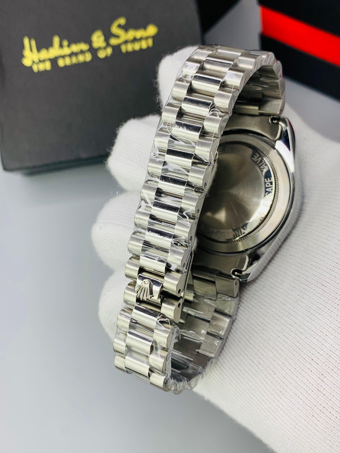 Oyster Model With Date Adjustment ( Silver Blue )
