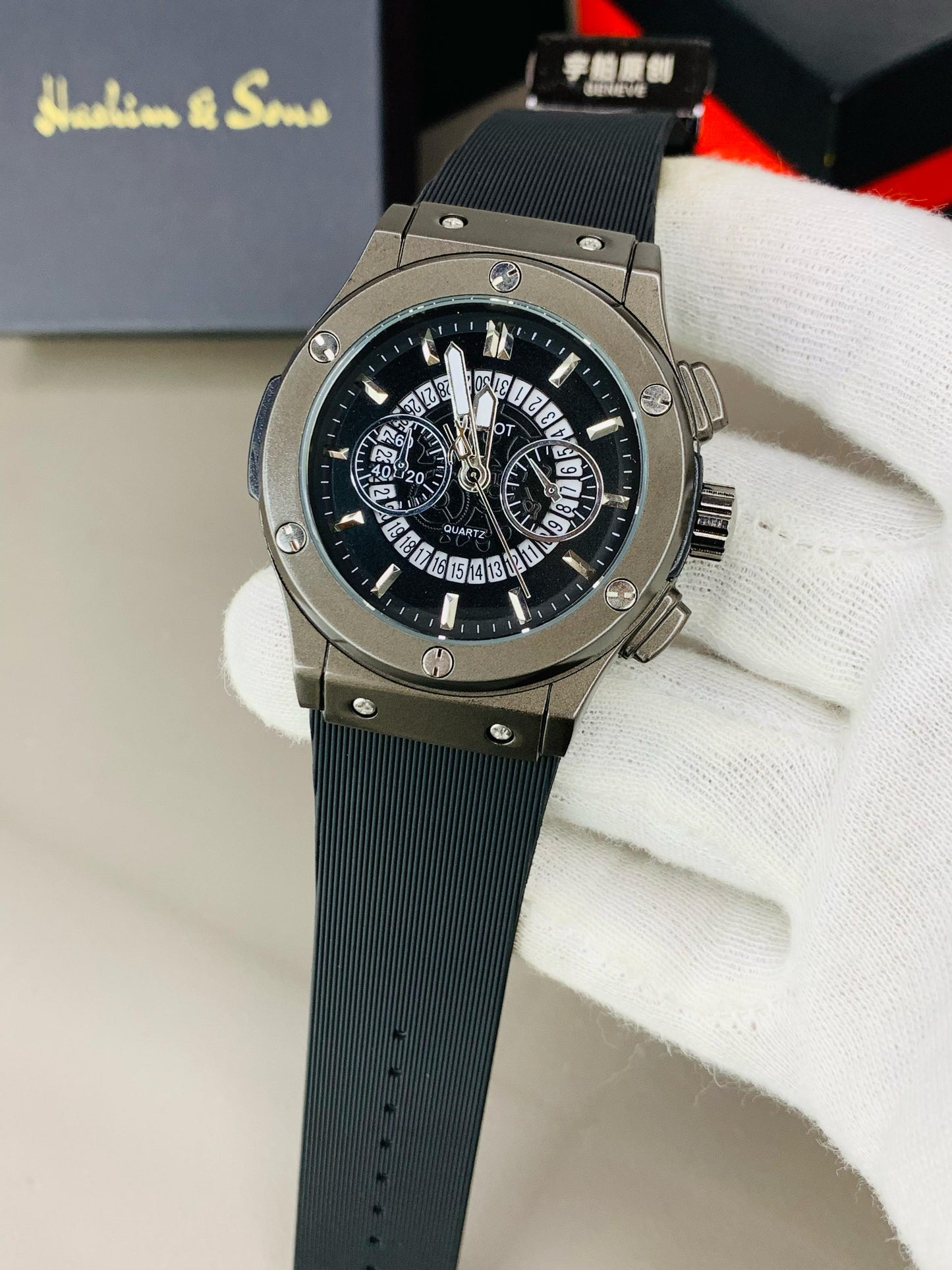 New HB Straps Black Watch