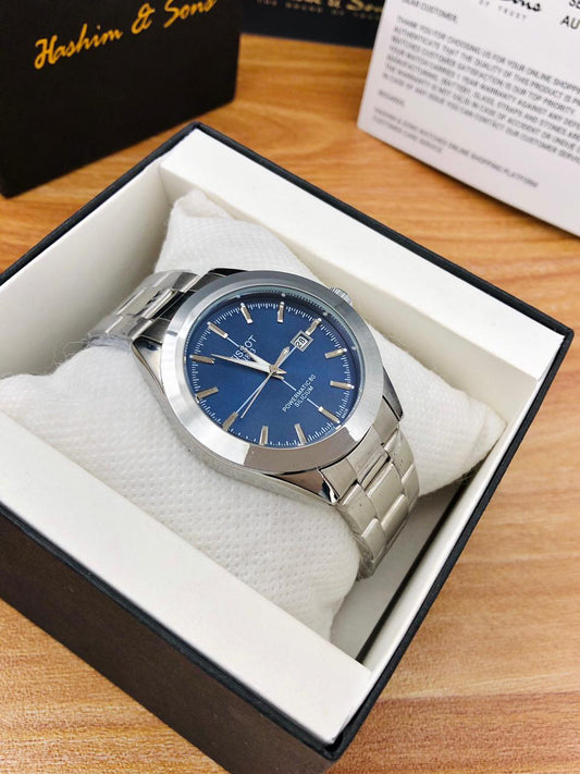Smooth Movement Watch (Silver Blue)